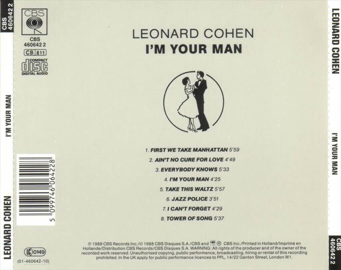 Leonard Cohen - Im Your Man - Leonard Cohen - I M Your Man - Back.jpg