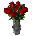 Kwiaty - wazon z różami.gif
