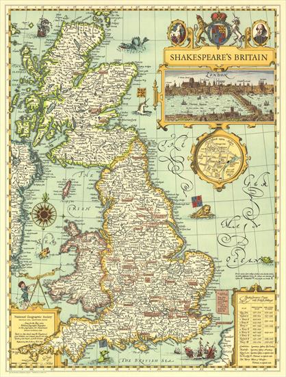 National Geografic - Mapy - Great Britain - Shakespeares 1964.jpg
